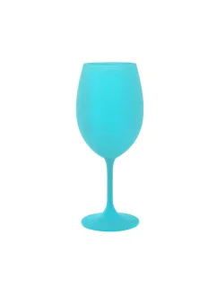 Tyrkysová sklenice na víno 350 ml