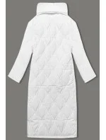 Dámsky oversize biely kabát (5M3177-281)