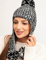 Dámska čiapka Emma K343 čierna