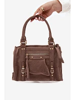 Kabelka z imitace semiše Taupe model 22220869 - Flora&Co