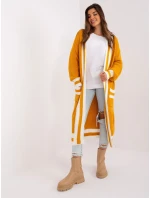 Cardigan BA SW 0291 1.56P tmavo žltá