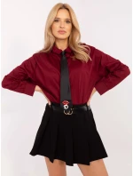 Košeľa DHJ KS 9213 1.77P bordová Košeľa DHJ KS 9213 1.77P bordová