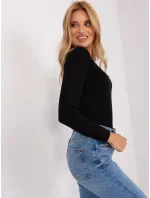 Sweter PM SW model 18900640 czarny - FPrice Sweter PM SW model 18900640 czarny - FPrice