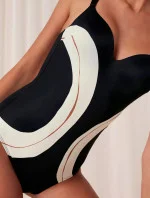 Dámske jednodielne plavky Summer Allure OWP 01 Black - Triumph