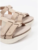 Módní sandály dámské hnědé platforma Módní sandály dámské hnědé platforma