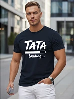 Koszulka męska z nadrukiem na bawełniana granatowa model 22217817 - FashionStreet Koszulka męska z nadrukiem na bawełniana granatowa model 22217817 - FashionStreet