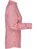 JN Popelínová kostkovaná halenka styl 02.0 red/white model 22487402 - Daiber JN Popelínová kostkovaná halenka styl 02.0 red/white model 22487402 - Daiber