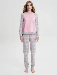 Pyžamo s dlouhým rukávem model 18938063 - Vamp