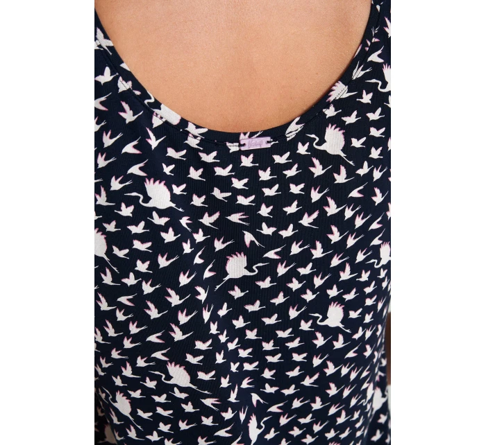 Noční košile s knoflíkovou légou model 19696363 - Vamp