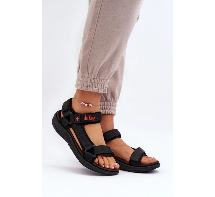 Damskie Sandały Lee Cooper LCW-24-34-2615 Czarne