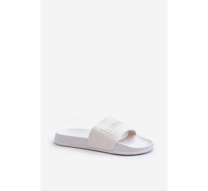 Klapki Męskie Big Star NN174651 Białe