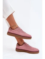 Semišové Dámské Tenisky Daniel  Růžové model 21703337 - Daniel Lopez Just Dare