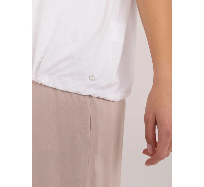 Bluzka model 19506522 biały - FPrice Bluzka model 19506522 biały - FPrice