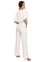 M670 Kombinéza s volánikmi - čierna