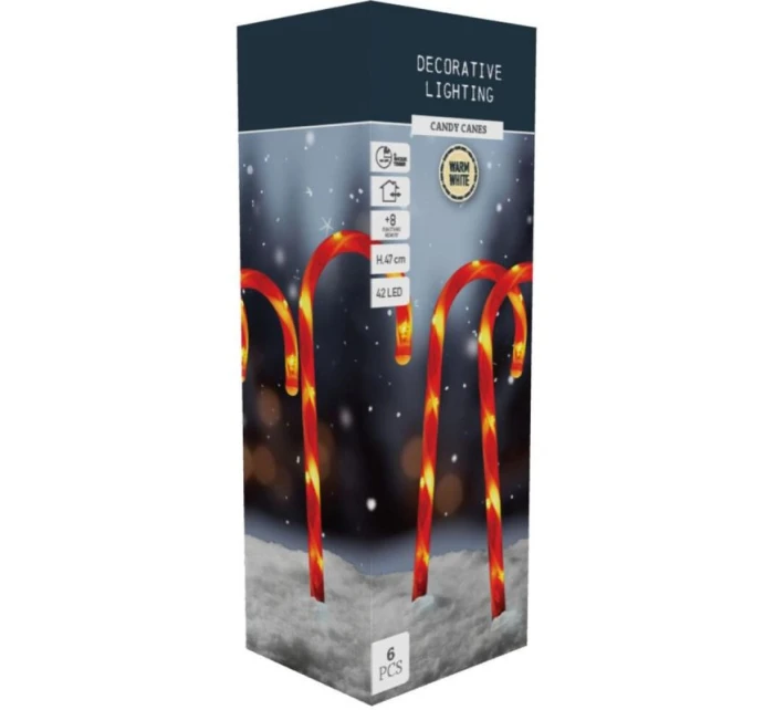 VONKAJŠIE OSVETLENIE CUKRÍKY SADA 6KS