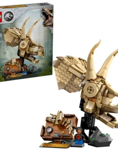 LEGO JURASSIC WORLD 76969 Kostry dinosaurov: lebka triceratopsa
