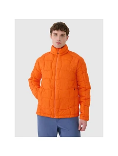 Pánska trekingová páperová bunda 4F 4FWSS25TDJAM527-70S s Primaloft Silver