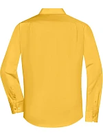 JN Popelínová košile s dlouhým rukávem 02.0 yellow model 22488156 - Daiber