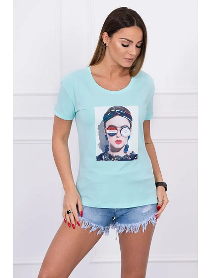 Halenka s grafikou v model 18742980 - K-Fashion Halenka s grafikou v model 18742980 - K-Fashion
