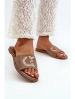 Dámské Ploché Žabky S  Hnědé model 21665087 - S.Barski