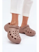 Dámské Pěnové Sandály Na Masivní Podešvi Big Star model 21703070 Tmavě béžové - Big Star Shoes