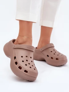 Dámské Pěnové Sandály Na Masivní Podešvi Big Star model 21703070 Tmavě béžové - Big Star Shoes