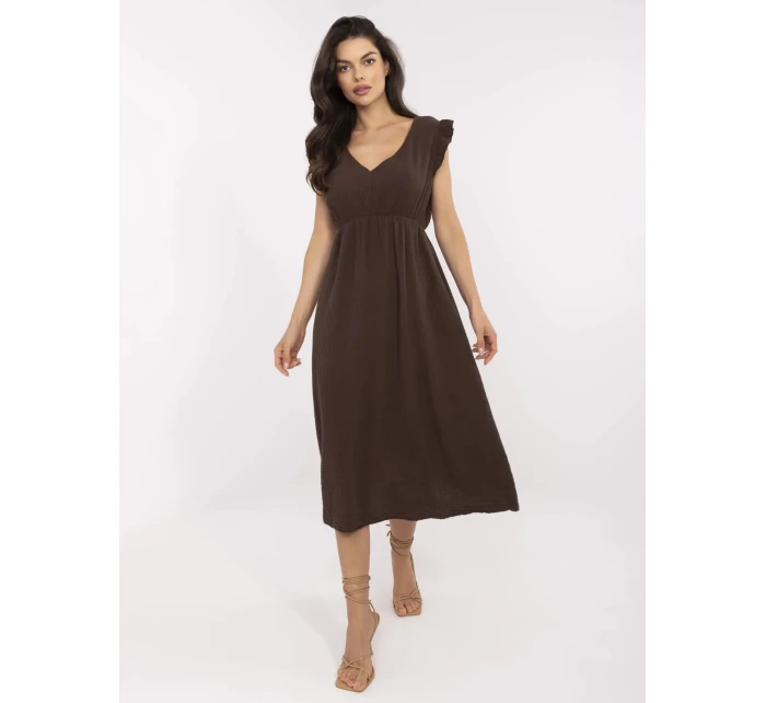 Šaty MI SK 122126.77 hnedé