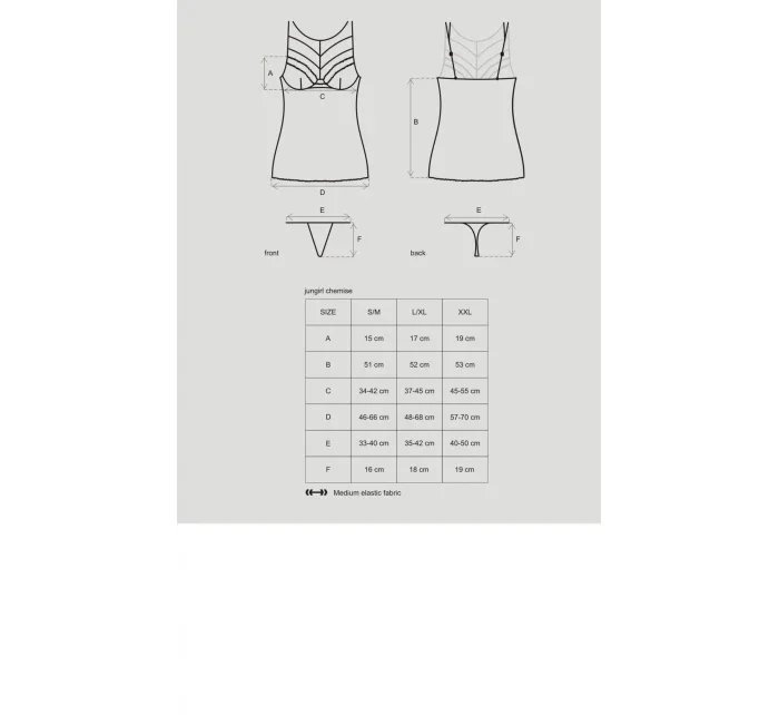 Košilka model 1980317 chemise - Obsessive