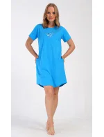 Dámské domácí šaty s krátkým rukávem model 21044659 - Vienetta