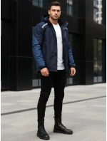 FashionStreet pánska tmavomodrá lyžiarska bunda TX5129 FashionStreet pánska tmavomodrá lyžiarska bunda TX5129