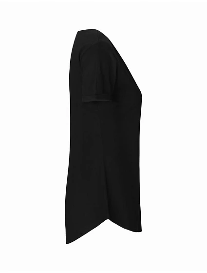 O Dámské bio tričko s ohrnutými rukávy black model 22505545 - Neutral