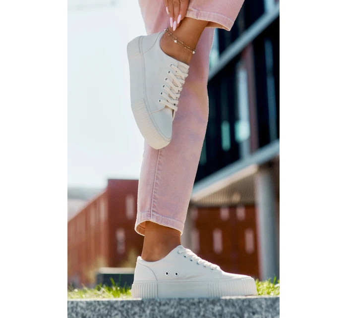 Dámské Textilní Tenisky Big Star model 21693225 Béžové - Big Star Shoes