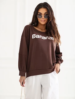 Blúzka RV BL A1221.13 tmavohnedá