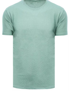 Pánske svetlozelené vzorované tričko Dstreet RX4924