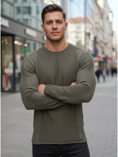 Pánsky khaki sveter WX2310z