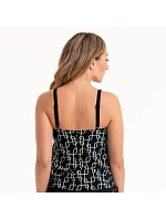 Style Yara Top tankini - vrchný diel 8399-1 čiernobiela - Anita Classix