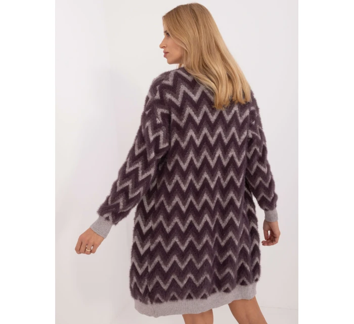 Cardigan AT SW 2340 A.00 tmavo fialový