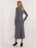 Šaty LK SK 509792.21P tmavo sivé Šaty LK SK 509792.21P tmavo sivé