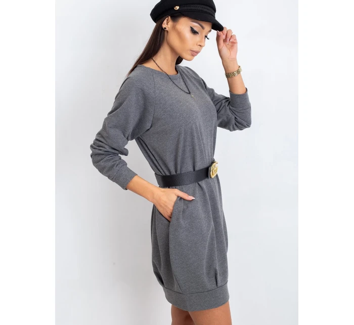 Šaty RV TU 5184.93P tmavo šedá