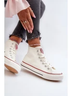 Dámske vysoké tenisky Big Star White