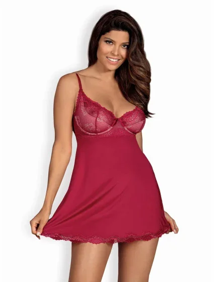 Dokonalá košieľka Rosalyne babydoll - Obsessive Dokonalá košieľka Rosalyne babydoll - Obsessive