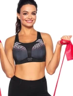 Dámska športová podprsenka CARRI čierna - Ava