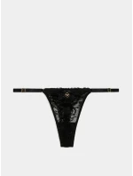 Dámske tangá 163826 4R206 00020 Black - Emporio Armani