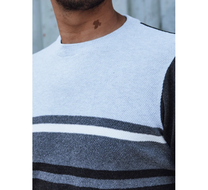 Pánsky sivý sveter FashionStreet WX2204