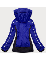 Dámska zimná športová bunda v nevädzovej farbe (B2391)