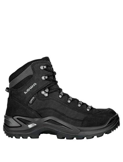 Topánky Renegade GTX Mid – tmavočierne – UK 9 (43,5) LOWA Topánky Renegade GTX Mid – tmavočierne – UK 9 (43,5) LOWA