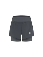Rogelli spodenki damskie 2w1 ESSENTIAL szare 2XL