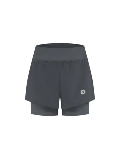 Rogelli spodenki damskie 2w1 ESSENTIAL szare 2XL