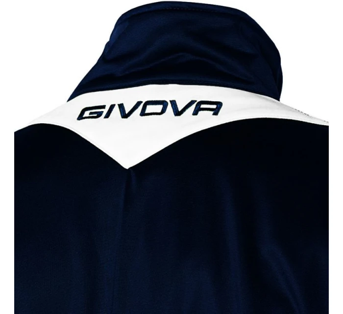Unisex tepláková súprava Givova Visa v tmavo modrej a bielej farbe 0403 Unisex tepláková súprava Givova Visa v tmavo modrej a bielej farbe 0403