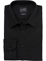 JN  keprová košile s dlouhým rukávem 02.0 black model 22488313 - Daiber
